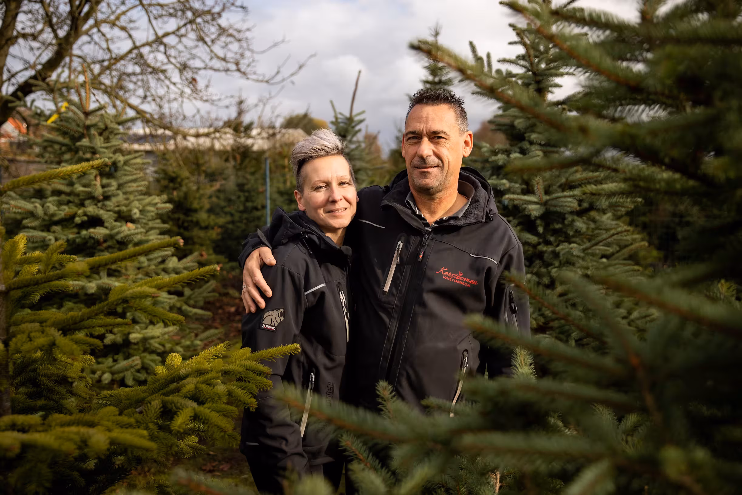 Mark & Saskia van Kerstbomen Vertommen